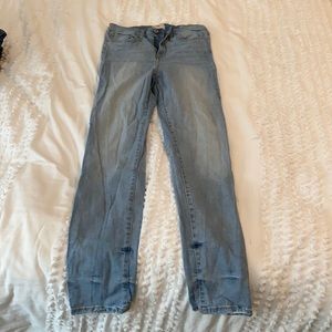 Light Wash straight leg jeans